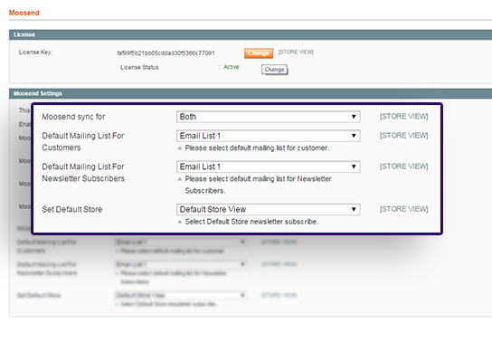 Synchronize your lists between Magento® & Moosend